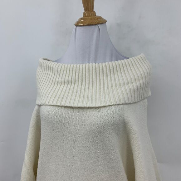 Moth Anthropologie Cowl Neck Sweater Womens XS Extra Small Slouchy Batwing Rib - Picture 5 of 13